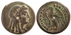 PTOLEMAIC KINGDOM, Ptolemy VI. 180-164 BC. Æ Tetrobol