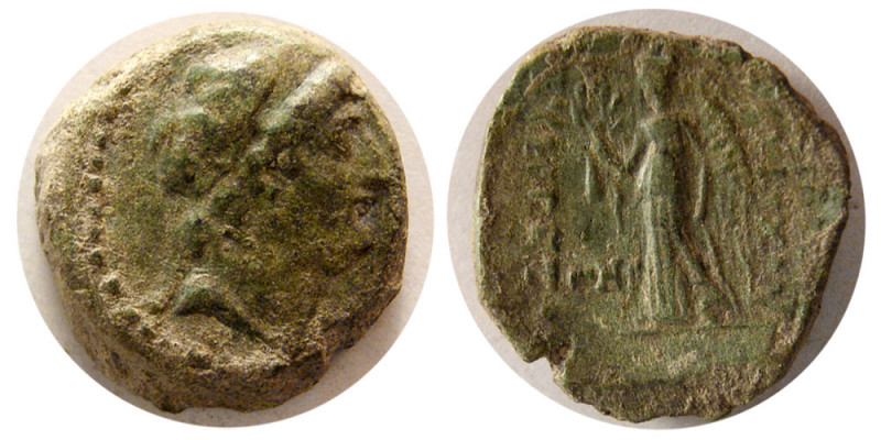 SELEUKID KINGS, Antiochos VII. Euergetes Sidetes, 138-129 BC. Æ (10.04 gm; 20 mm...