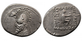 KING of PARTHIA. Sinatrukes (93/2-70/69 BC). AR Drachm