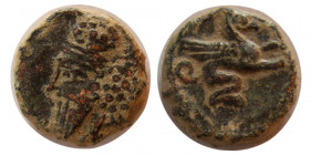 KINGS of PARTHIA. Osroes. 108-128 AD. Æ Chalkoi. Extremely Rrae.