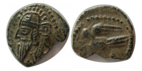 KINGS of PARTHIA. Osroes II. 190-208 AD. Æ Chalkoi. Rare.