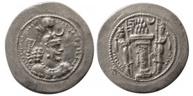 SASANIAN KINGS. Yazdgird I (399-420 AD . AR Drachm.