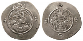 SASANIAN KINGS. Ardashir III (628-629 AD). AR Drachm.