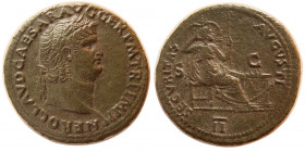 ROMAN EMPIRE. Nero. AD 54-68. Æ. SECVRITAS AVGVSTI