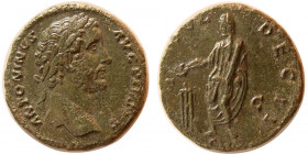ROMAN EMPIRE. Antoninus Pius. AD. 128-161. Æ As.