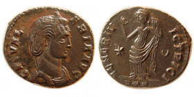 ROMAN EMPIRE. Helena, AD. 325-326. Æ Nummus.