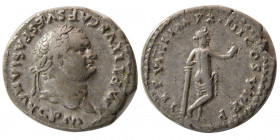 ROMAN EMPIRE. Titus. AD. 79-81.  AR Denarius .