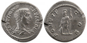 ROMAN EMPIRE. Geta. AD. 198-209. AR Denarius.