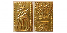 JAPAN. Mutsuhito. Circa 1860s. Gold 1 Bu.