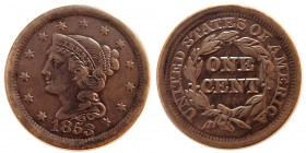 UNITED STATES. 1853. Large Cent.