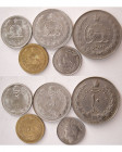 PAHALAVY DYNASTY. Mohammad Reza Shah. Group lot of 5 coins