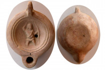 ROMAN EMPIRE. Ca. 1st-2nd. Century AD. Terracotta Oil Lamp