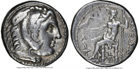 MACEDONIAN KINGDOM. Alexander III the Great (336-323 BC). AR tetradrachm (25mm, 3h). NGC VF. Posthumous issue of Amphipolis, under Cassander, 307-297 ...