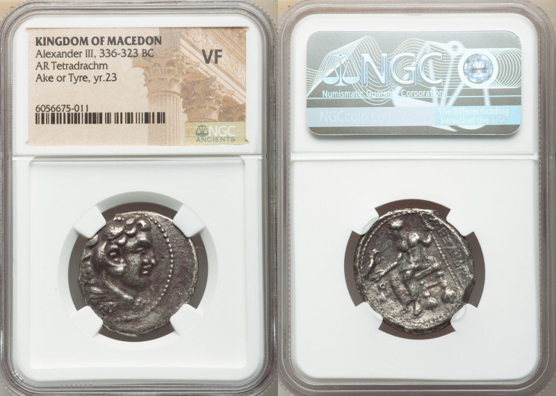 MACEDONIAN KINGDOM. Alexander III the Great (336-323 BC). AR tetradrachm (26mm, ...