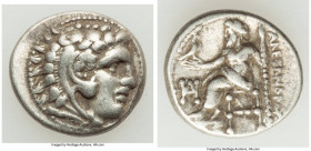 MACEDONIAN KINGDOM. Alexander III the Great (336-323 BC). AR drachm (16mm, 4.24 gm, 11h). Choice VF. Lifetime issue of Miletus, ca. 325-323 BC. Head o...
