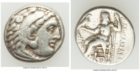 MACEDONIAN KINGDOM. Alexander III the Great (336-323 BC). AR drachm (17mm, 4.20 gm, 12h). VF. Posthumous issue of Colophon, ca. 319-310 BC. Head of He...