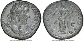 Antoninus Pius (AD 138-161). AE sestertius (31mm, 12h). NGC VF. Rome, AD 145-161. ANTONINVS AVG PI-VS P P TR P COS IIII, laureate head of Antoninus Pi...