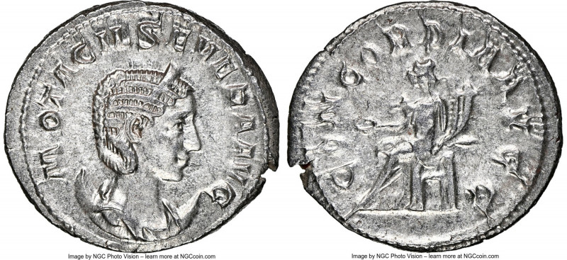 Otacilia Severa (AD 244-249). AR antoninianus (24mm, 4.58 gm, 12h). NGC Choice A...