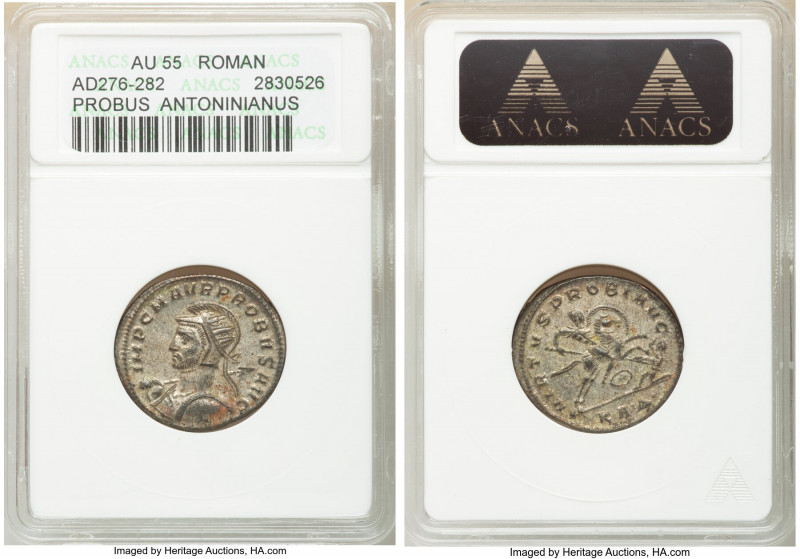 Probus (AD 276-282). BI antoninianus (23mm, 11h). ANACS AU 55. Serdica, 4th offi...