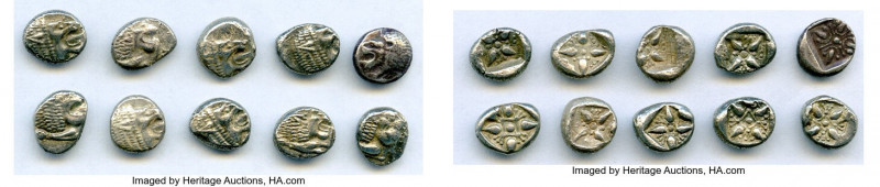 ANCIENT LOTS. Greek. Ionia. Miletus. Ca. late 6th-5th centuries BC. Lot of ten (...