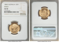 Victoria gold "Shield" Sovereign 1884-S AU58 NGC, Sydney mint, KM6. AGW 0.2355 oz. 

HID09801242017

© 2020 Heritage Auctions | All Rights Reserve...