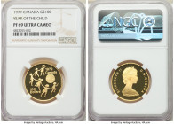 Elizabeth II gold Proof "Year of the Child" 100 Dollars 1979 PR69 Ultra Cameo NGC, Royal Canadian mint, KM126. AGW 0.5002 oz. 

HID09801242017

© ...