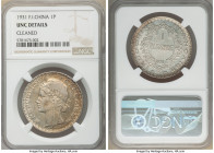 French Colony Piastre 1931-(a) UNC Details (Cleaned) NGC, Paris mint, KM19. Golden toned obverse. 

HID09801242017

© 2020 Heritage Auctions | All...