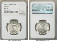 Bremen. Free City 2 Mark 1904-J MS67 NGC, Hamburg mint, KM250, J-59. 

HID09801242017

© 2020 Heritage Auctions | All Rights Reserved