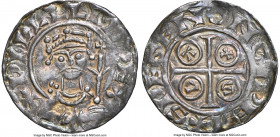 William I, the Conqueror (1066-1087) Penny ND (c. 1083-1086) AU58 NGC, Ipswich mint, Swegn as moneyer, Paxs type, S-1257, N-848. 1.34gm. 

HID098012...