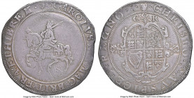 Charles I Crown ND (1632-1633) VF Details (Obverse Scratched) NGC, Tower mint, Harp mm, Second obverse, Group 2b2, KM129, S-7575, N-2194. 29.81gm. Inc...