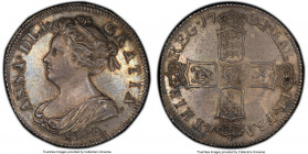 Anne "Vigo" Shilling 1702 AU58+ PCGS, KM509.3, S-3583. Struck with silver seized at Vigo Bay, Spain. 

HID09801242017

© 2020 Heritage Auctions | ...