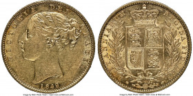 Victoria gold Sovereign 1849 AU58 NGC, KM736.1, S-3852C. AGW 0.2355 oz. 

HID09801242017

© 2020 Heritage Auctions | All Rights Reserved