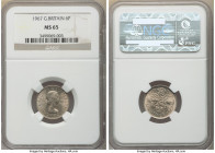 Elizabeth II 6 Pence 1967 MS65 NGC, KM903.

HID09801242017

© 2020 Heritage Auctions | All Rights Reserved