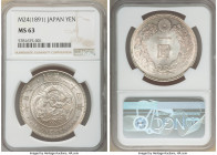 Meiji Yen Year 24 (1891) MS63 NGC, KM-YA25.3. Lustrous with a sheer veil of blush and dusty-gray toning. 

HID09801242017

© 2020 Heritage Auction...