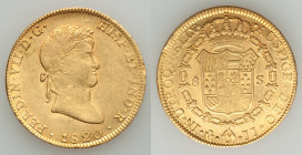 Ferdinand VII gold 8 Escudos 1820 Mo-JJ XF (Scratches), Mexico City mint, KM161. 36.6mm. 276.99gm. AGW 7615 oz. 

HID09801242017

© 2020 Heritage ...