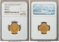 Batavian Republic. Utrecht gold Ducat 1803 MS63+ NGC, KM11.3. Full detailed devices, glimmering fields and lightly toned. 

HID09801242017

© 2020...