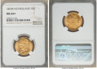 Willem I gold 10 Gulden 1825-B MS64+ NGC, Brussels mint, KM56. AGW 0.1947 oz.

HID09801242017

© 2020 Heritage Auctions | All Rights Reserved