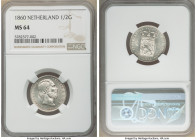 Willem III 1/2 Gulden 1860 MS64 NGC, Utrecht mint, KM92. Full strike with bold portrait, lustrous white untoned surfaces. 

HID09801242017

© 2020...