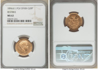 Alfonso XIII gold Restrike 20 Pesetas 1896(61) PG-V MS62 NGC, Madrid mint, KM709. AGW 0.1867 oz. 

HID09801242017

© 2020 Heritage Auctions | All ...