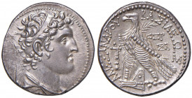 SELEUCIDI Alessandro I Balas (152-145 a.C.) Tetradramma - Testa diademata - R/ Aquila a s. - SNG Spaer 1537 AG (g 14,23) Conservazione eccezionale

...