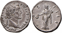 Antonino Pio (138-161) Denario - Busto laureato a d. - R/ Vesta stante a sinistra - RIC 219 AG (g 3,41)

 

SPL