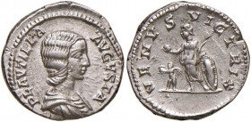 Plautilla (moglie di Caracalla) Denario - Busto a d. - R/ Venere stante a sinistra - RIC 369 AG (g 3,21)

 

SPL
