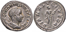 Gordiano III (238-244) Denario - Busto laureato a d. - R/ Diana stante a destra - RIC 127 AG (g 3,38)

 

SPL