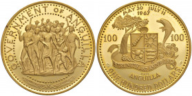 ANGUILLA 100 Dollari 1969 - KM 23 AU (g 49,34) RR

 

FS