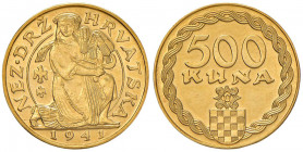 CROAZIA Repubblica (1941-1945) 500 Kuna 1941 - KM B3; Fr. 2 AU (g 9,79)

 

FDC