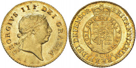 INGHILTERRA Giorgio III (1760-1820) Mezza Ghinea 1808 - Fr. 367 AU (g 4,23) Conservazione eccezionale

 

FDC