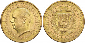 REPUBBLICA DOMINICANA 30 Pesos 1955 - KM 24; Fr. 1 AU (g 29,64) Graffietti

 

SPL