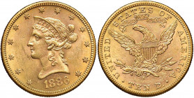 USA 10 Dollari 1886 S - KM 102 AU (g 16,70)

 

SPL+