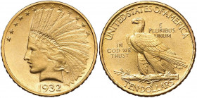 USA 10 Dollari 1932 - KM 130 AU (g 16,52) Minimo colpetto al bordo

 

qFDC/FDC