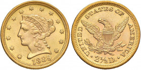 USA 2,50 dollari 1889 - KM 72 AU (g 4,19)

 

qFDC